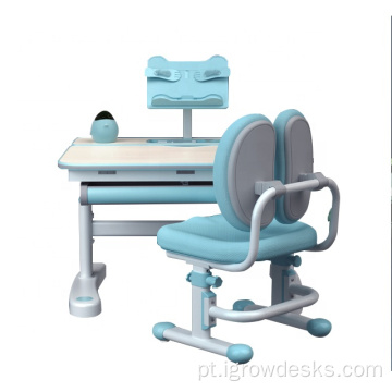 Mesa e cadeira de lição de casa infantis